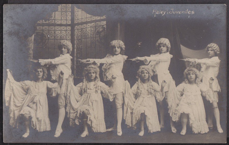 Haley s Juveniles Child Dancers In Costume Vintage A4 Photo Print