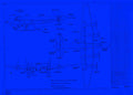 Halifax Blueprints HP Halifax GA multi view dimmensioned blue paper A4 Photo Print
