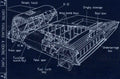 Halifax Blueprints centre fuselage A4 Photo Print