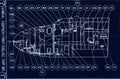 Halifax Blueprints cockpit section A4 Photo Print