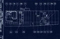 Halifax Blueprints fuselage centre starboard A4 Photo Print