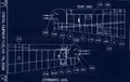 Halifax Blueprints tail boom section A4 Photo Print
