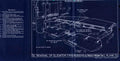 Halifax Blueprints tail plane arrangement A4 Photo Print