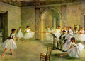 Hall Of The Opera Ballet In The Rue Peletier Degas Impressionism A4 Photo Print