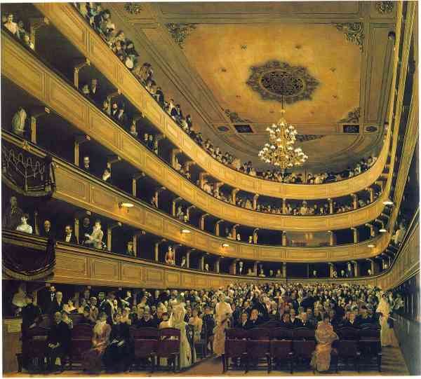 Hall by Klimt A4 Photo Print