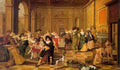 Hals Dirck Banquet Scene In A Renaissance Hall A4 Photo Print