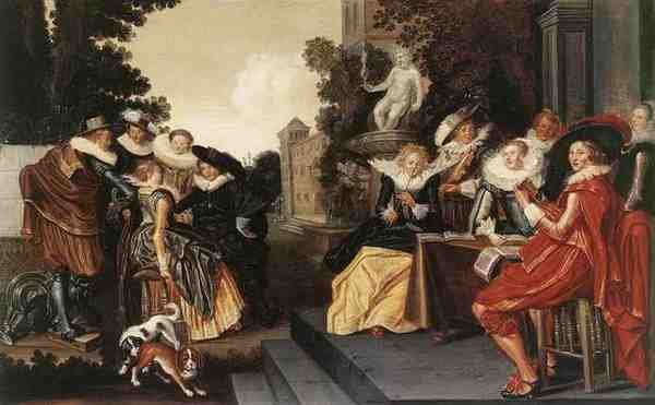Hals Dirck Garden Party A4 Photo Print