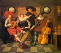 Hals Dirck Musicians A4 Photo Print