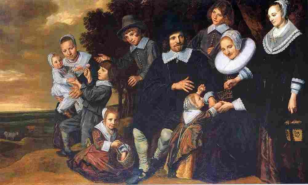 Hals Family Group Art A4 Photo Print