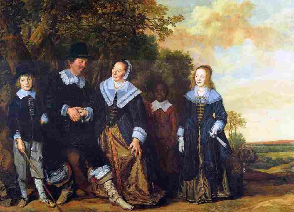 Hals Family Group Landsscapes by Pieter de Molyn Art A4 Photo Print
