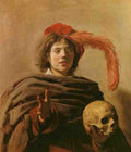 Hals Frans Boy With A Skull C1626 8 A4 Photo Print