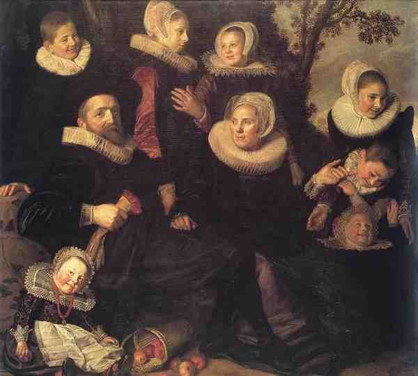 Hals Frans Family Portrait In A Landscape A4 Photo Print