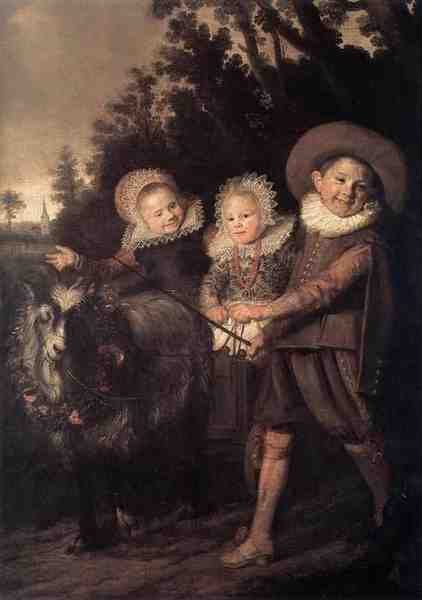 Hals Frans Group Of Children A4 Photo Print