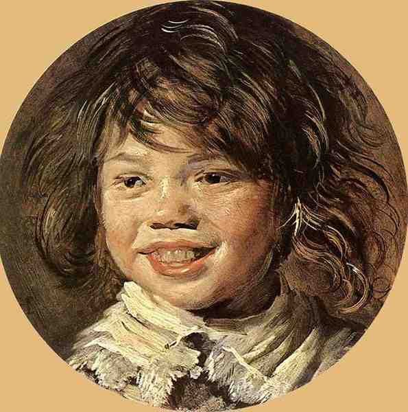 Hals Frans Laughing Child A4 Photo Print