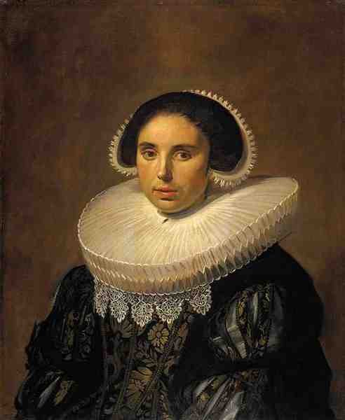 Hals Frans Portrait Of A Woman Possibly Sara Wolphaerts Van Diemen A4 Photo Print