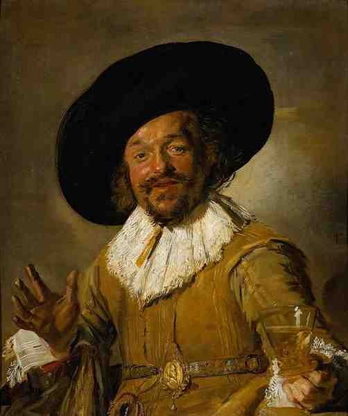 Hals Frans The Merry Drinker A4 Photo Print