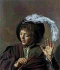 Hals Singing Boy Art A4 Photo Print
