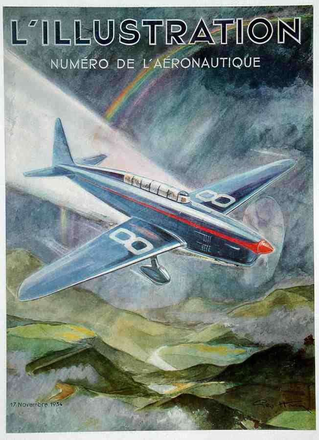 HamAeroBlue Vintage Advert A4 Photo Print