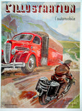 HamMotoIllustration Advert A4 Photo Print