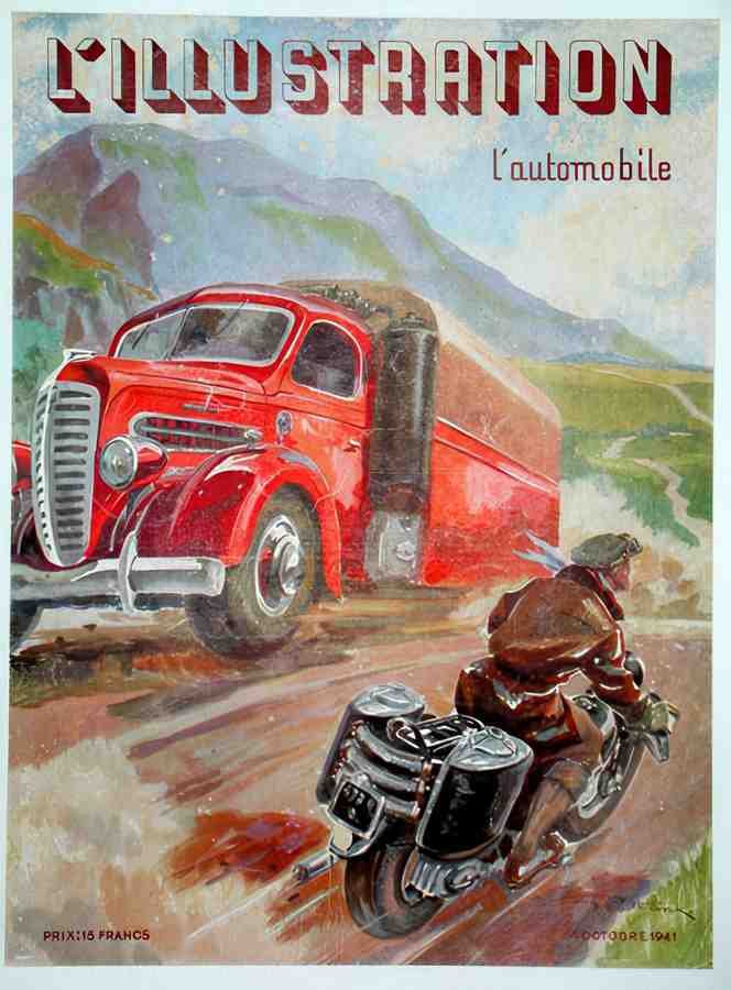 HamMotoIllustration Vintage Advert A4 Photo Print