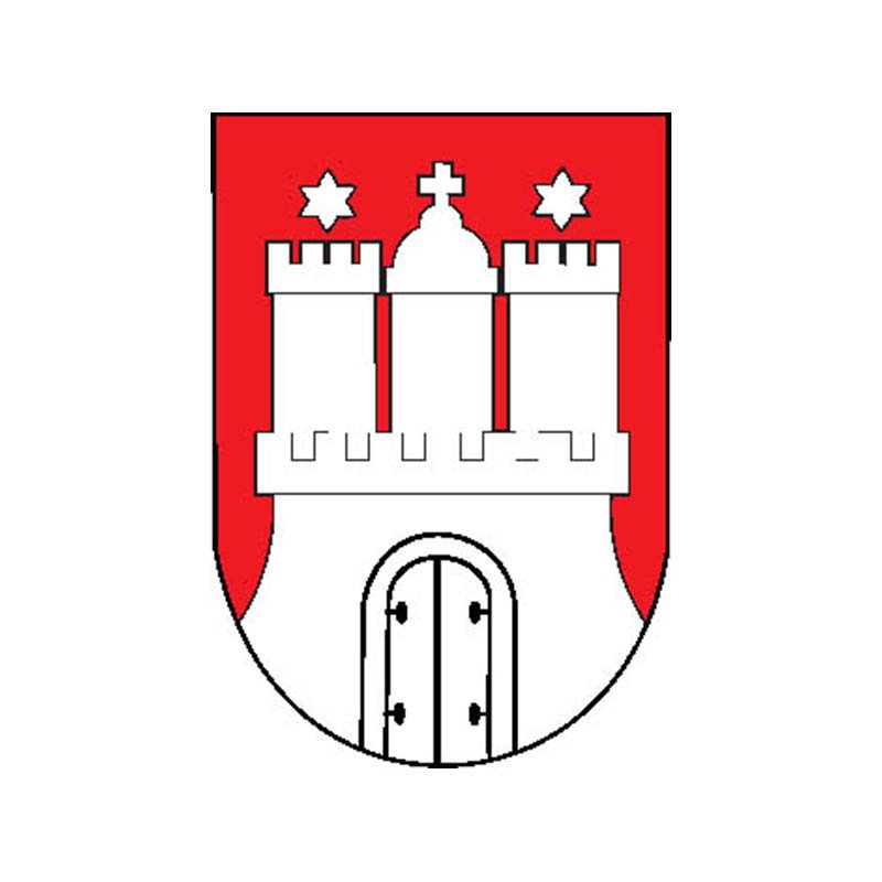 Hamburg City Coat Of Arms N1188 A4 Photo Print