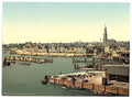 Hamburg from the Watch Tower Vintage A4 Photo Print