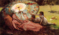 Hamilton Hamilton Lady with a Parasol Art A4 Photo Print