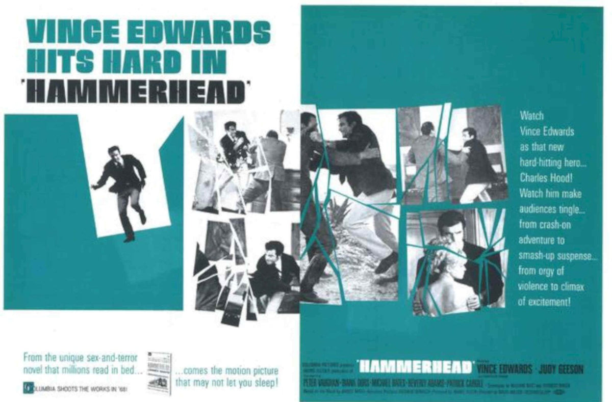 Hammerhead Poster Vince Vintage Retro Advert Poster A4 Photo Print