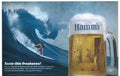 Hamms Beach Waves Vintage Retro Advert Poster A4 Photo Print