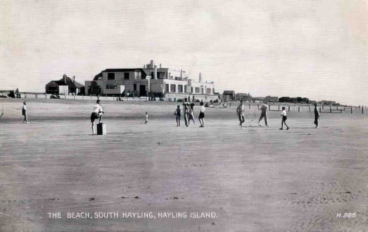 Hampshire Hayling Island South Hayling Beach Vintage A4 Photo Print