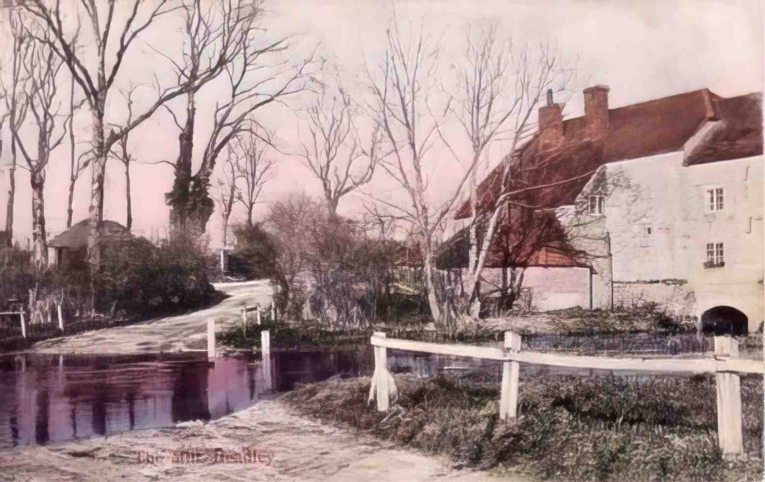 Hampshire Headley The Mill 1900s Vintage A4 Photo Print