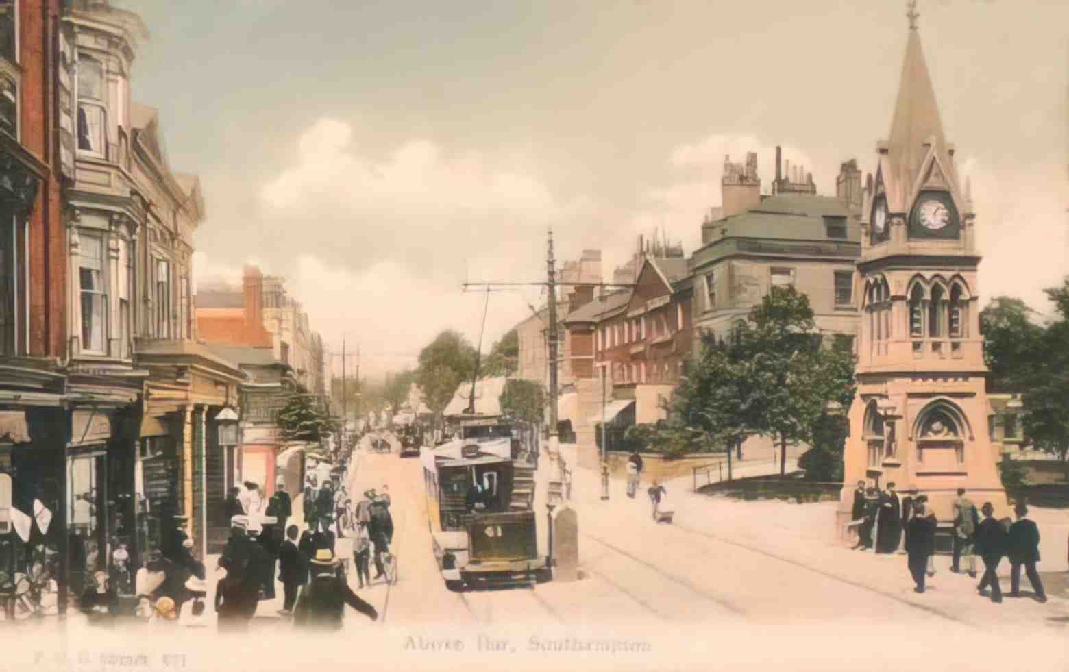 Hampshire Southampton Above Bar 1900s Vintage A4 Photo Print
