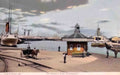 Hampshire Southampton Empress Dock Vintage A4 Photo Print