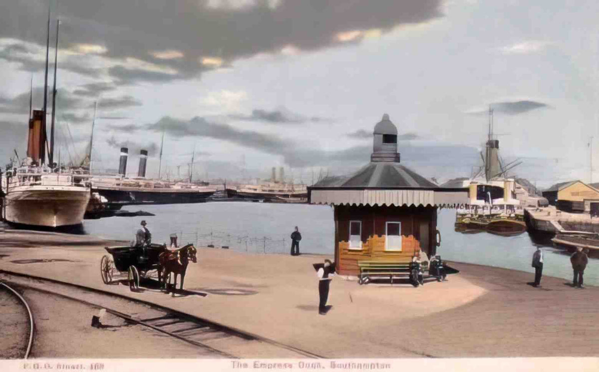 Hampshire Southampton Empress Dock Vintage A4 Photo Print