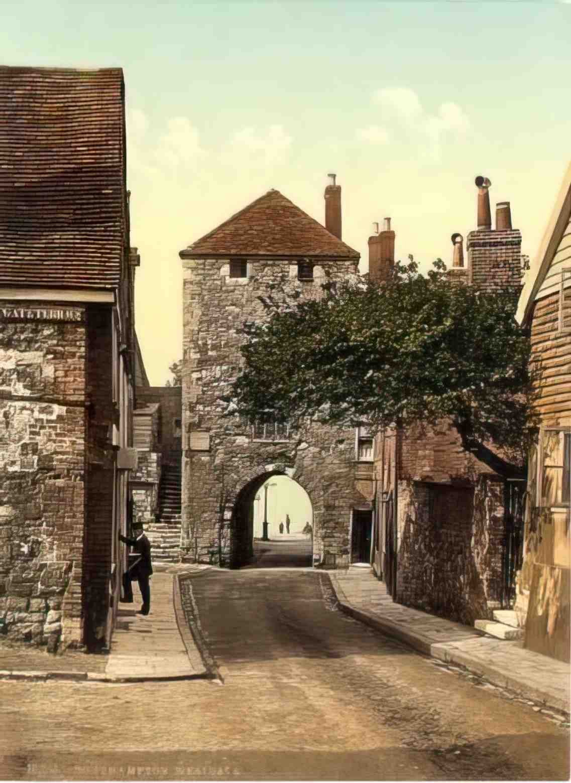 Hampshire Southampton Westgate Vintage A4 Photo Print