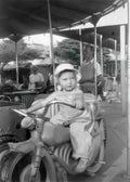 Hampshire Southsea Funfair Penny as a Child Vintage A4 Photo Print