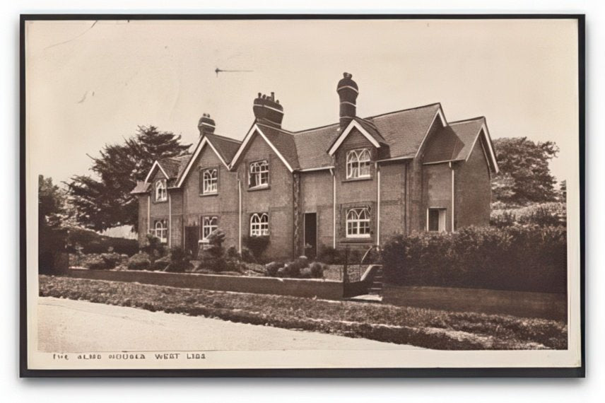 Hampshire West Liss The Alms Houses From Road Vintage A4 Photo Print