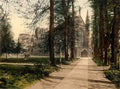 Hampshire Winchester Cathedral The Avenue Vintage A4 Photo Print