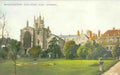 Hampshire Winchester College and Chapel Vintage A4 Photo Print