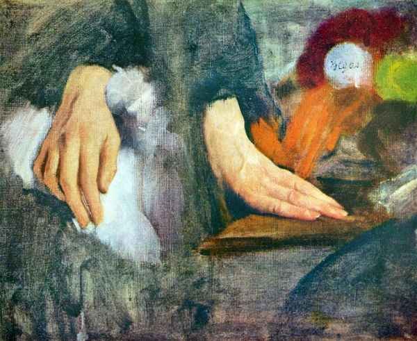 Hand Study by Degas A4 Photo Print
