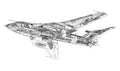 Handley Page Victor cutaway A4 Photo Print