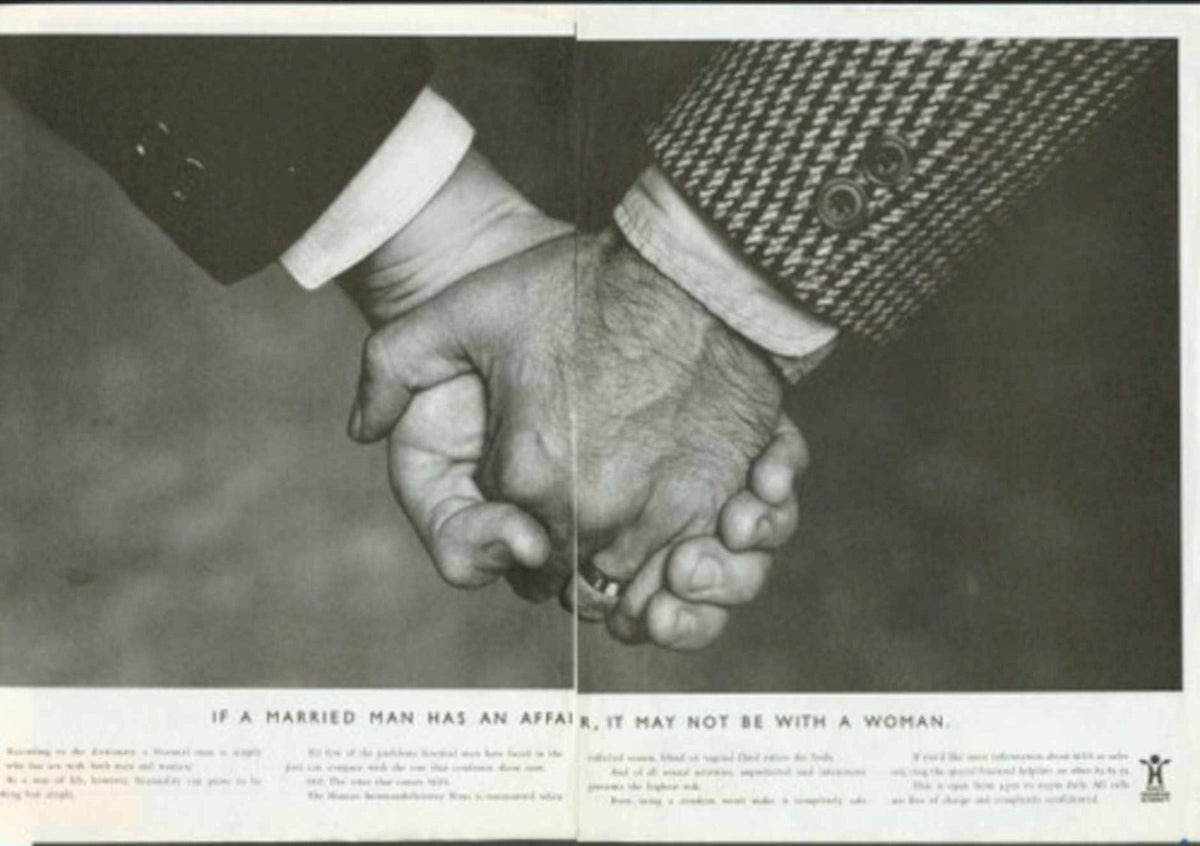 Handshake Marriage Affair 1990s Vintage Retro Advert
