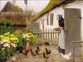 Hans Andersen Brendekilde hans andersen brendekilde h nsene fodres 19 Art A4 Photo Print