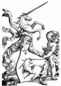 Hans Baldung family coat of arms baldung 1530 Art A4 Photo Print