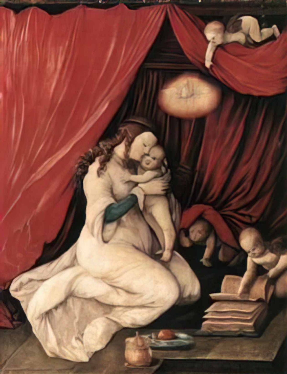 Hans Baldung madonna and child 1516 Art A4 Photo Print