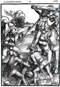 Hans Baldung the erection of the cross 1507 Art A4 Photo Print