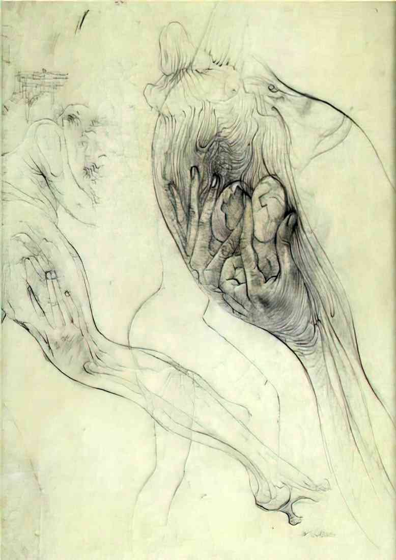 Hans Bellmer untitled 1946 3 A4 Photo Print