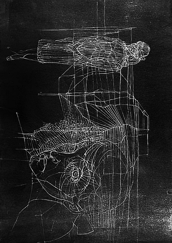 Hans Bellmer untitled double sided portrait of unica z rn verso 1954 2 1 A4 Photo Print