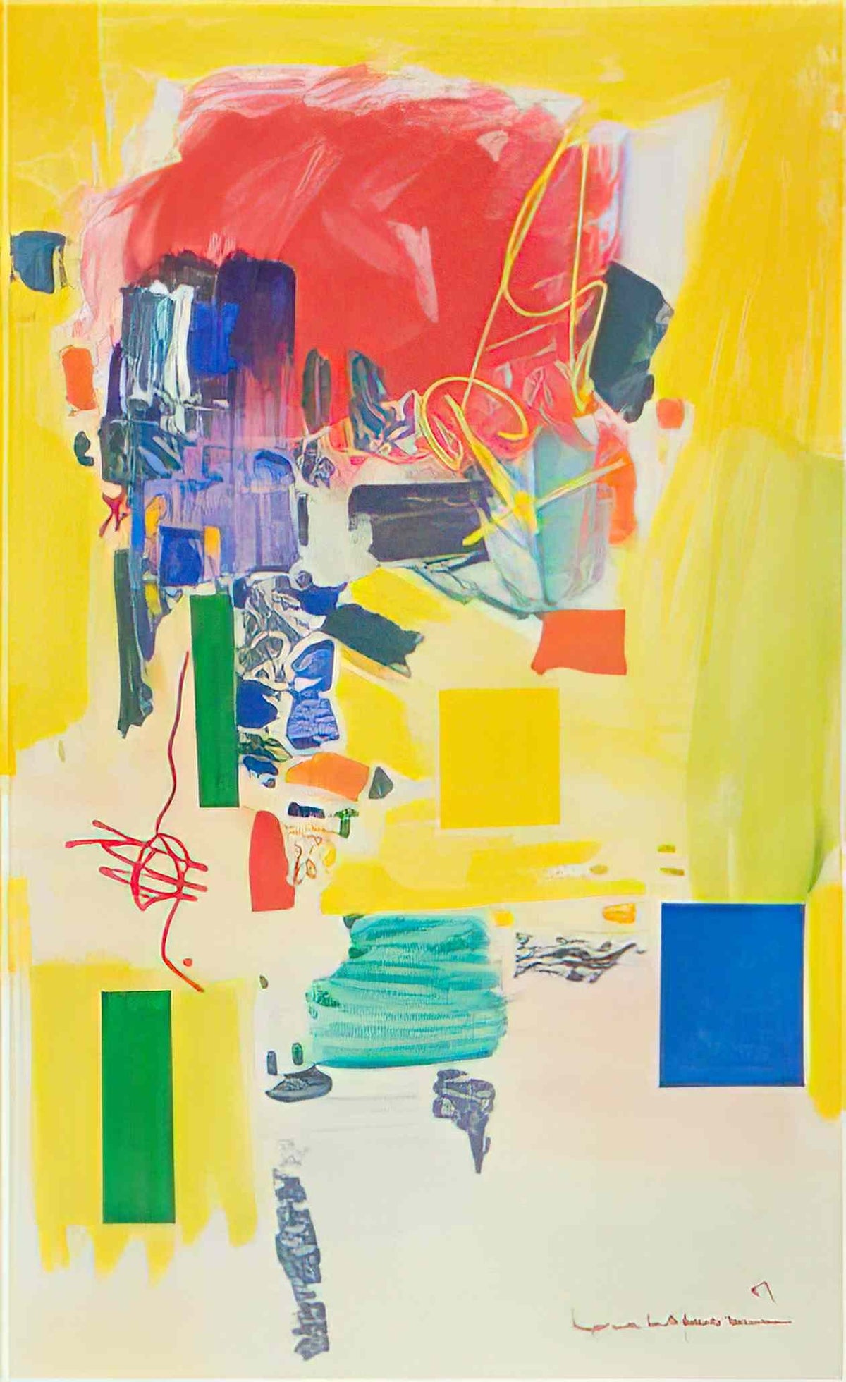 Hans Hofmann golden splendor 1957 Art A4 Photo Print