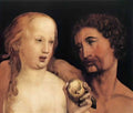 Hans Holbein Younger adam and eve 1517 Art A4 Photo Print